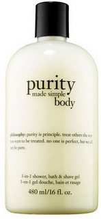 philosophy Purity Made Simple Body 3-In-1 Shower Bath & Shave Gel Starostlivosť o pokožku 